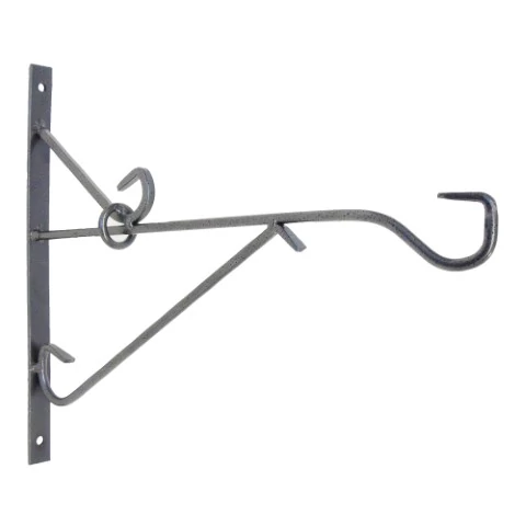 Fali virágtartó kar öntöttvas 35 cm /10db/karton