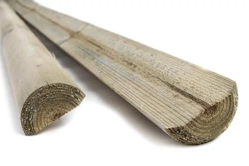 Támasztó félgömbölyű facölöp á.6cm-m.250cm/378-raklap