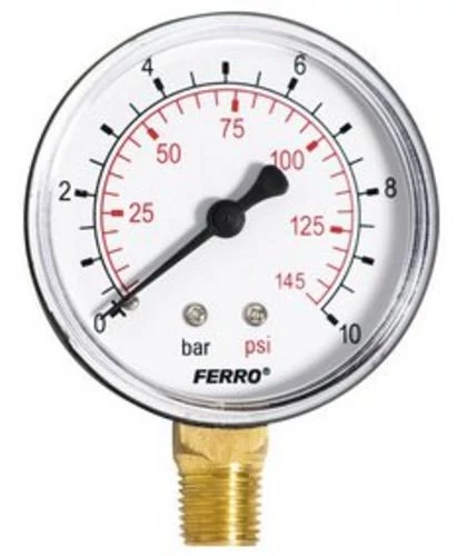 Nyomásmérő óra Manometer PG-P50R ALSÓ