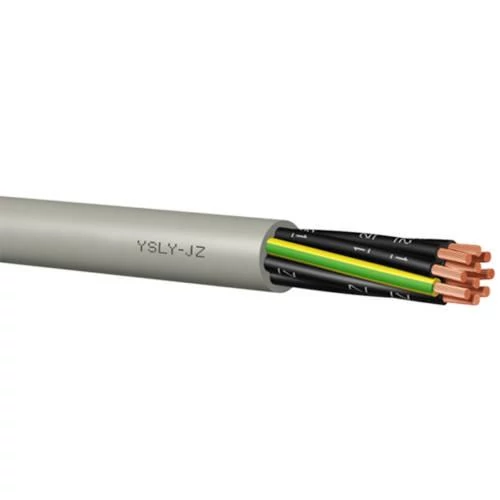 Vezérlő kábel YSLY-JZ  7x0,75 mm2 -100m tekercs egyben