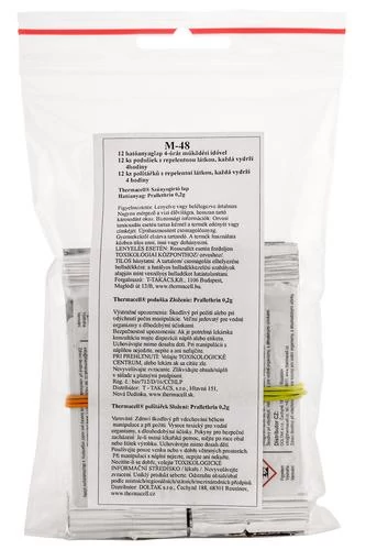 Thermacell M-48  - 48 órás utántöltő - csak lapka (gázpalack nélkül) 12 db/karton
