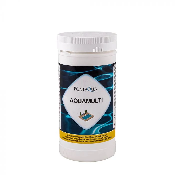 Aquamulti (200 gr) 1 kg  /klórozószer,algaölő és pelyhesítő tabletta/ 8db/karton