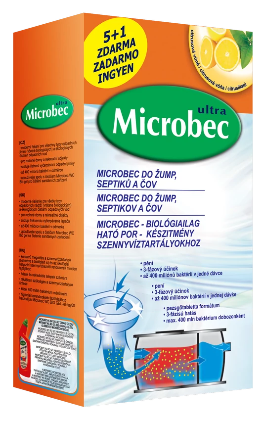 Bros Microbec tabletta 20g/ tabletta, 1 doboz 16 db tablettát tartalmaz (192 db/karton)