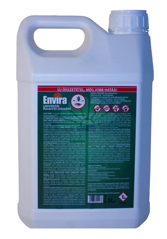 ENVIRA poloska és rovarirtó utántöltő 5L (4db/krt)