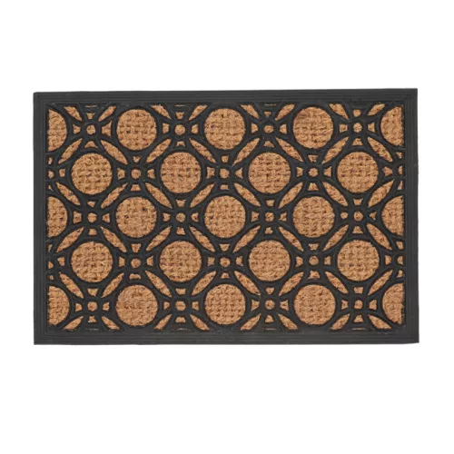 Kókuszrost lábtörlő geometria mintás 60x40cm