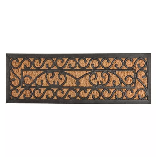 Kókuszrost lábtörlő, classic mintával 75x25 cm