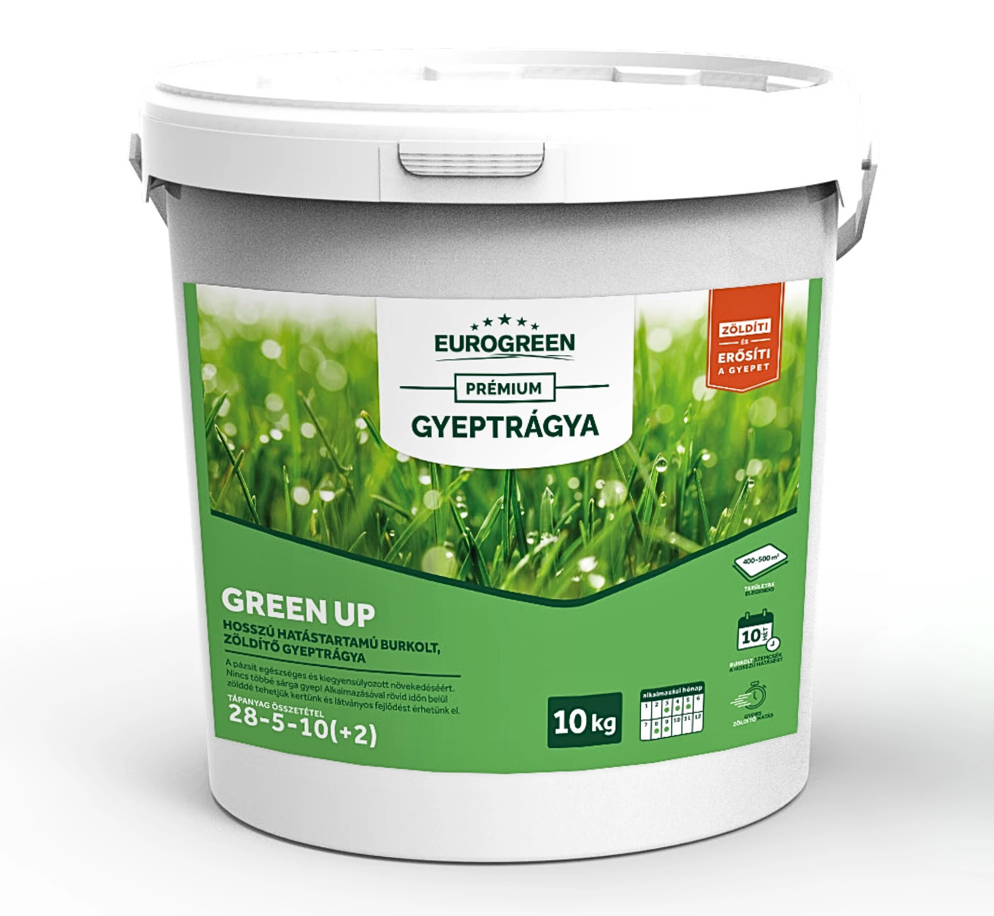 EUROGREEN Green up zöldítő gyeptrágya 10 kg (400-500m2)