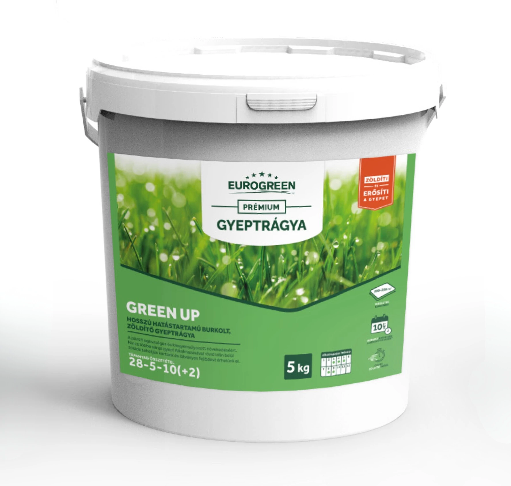 EUROGREEN Green up zöldítő gyeptrágya 5 kg (200-250m2)