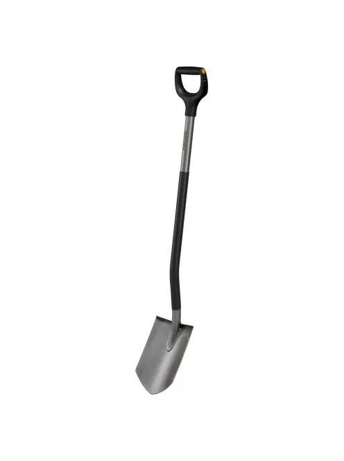 FISKARS  ergonómikus hegyes ásó szürke