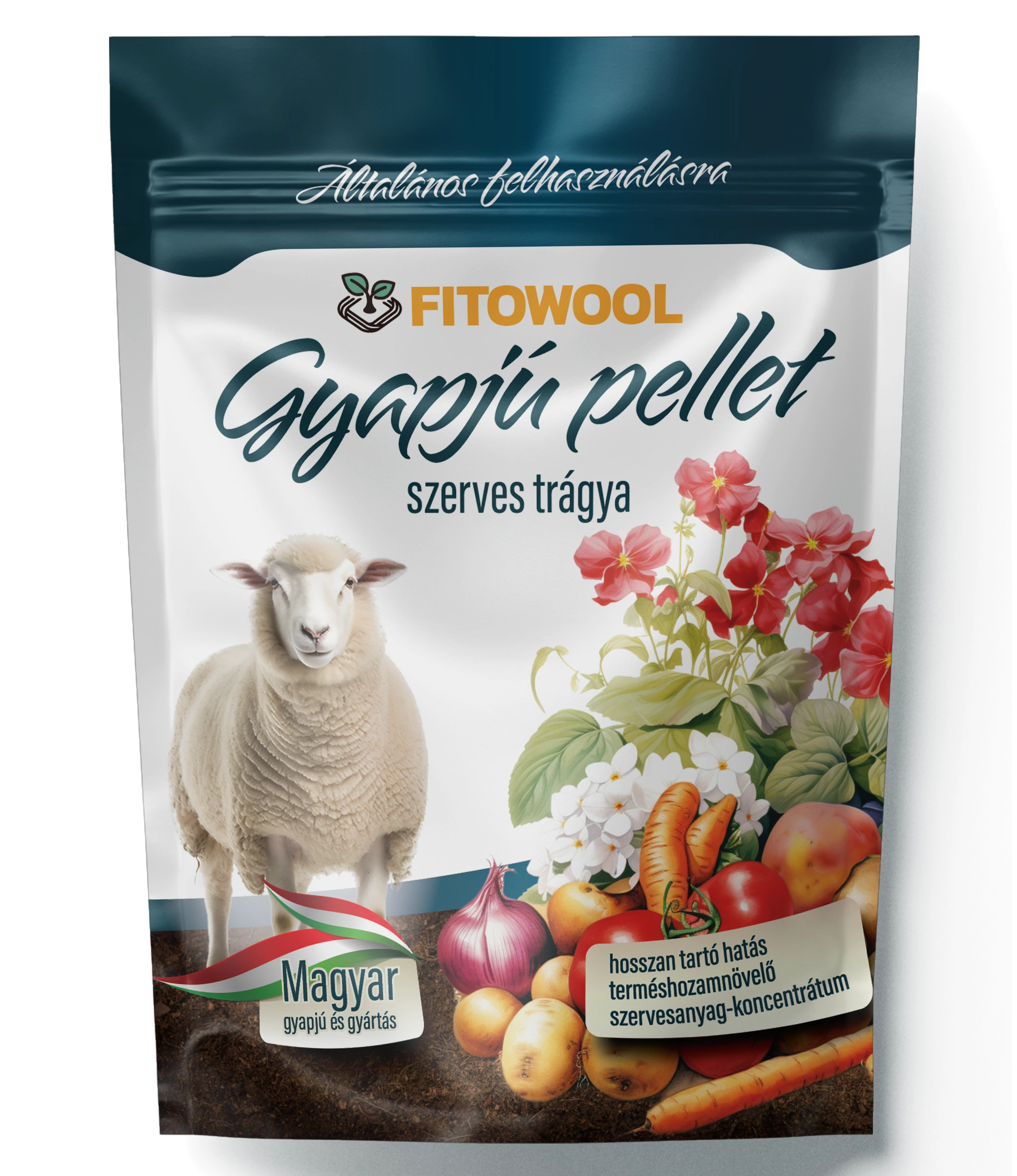Fitowool gyapjú pellet általános felhasználásra 750g (12db/krt)