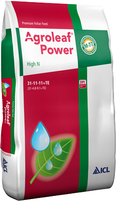 Agroleaf Power High N lombtrágya  31-11-11+TE 15kg 66ks/pal.