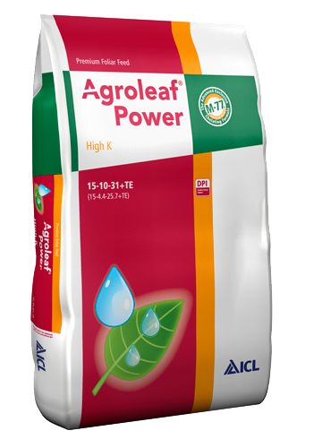 Agroleaf Power High K lombtrágya 15+10+31+TE 2 kg