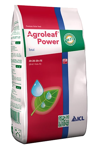 Agroleaf Power Total lombtrágya 20-20-20+TE 2kg 6 zsák/krt. 72 krt./pal.