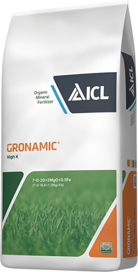Gronamic Sport High K 7-0-20 +2+0,5Fe 25kg / 40 db raklap