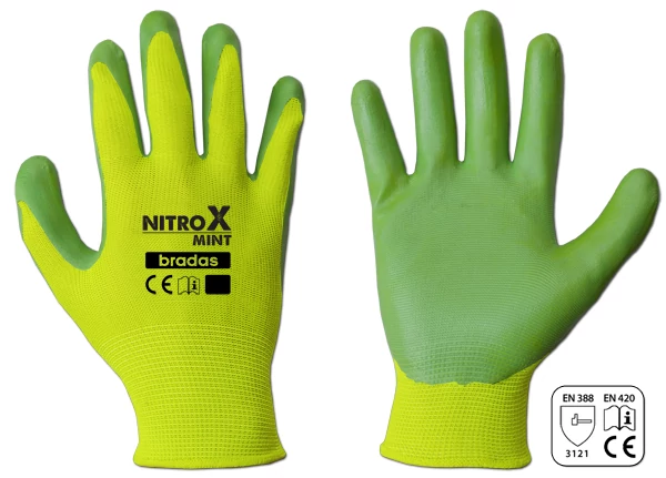 Kesztyű  RWNM7  NITROX MINT nitril 7