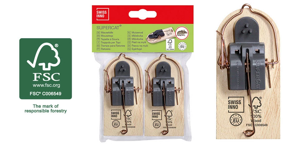 Swissinno Fa egérfogó FSC 60 db/karton