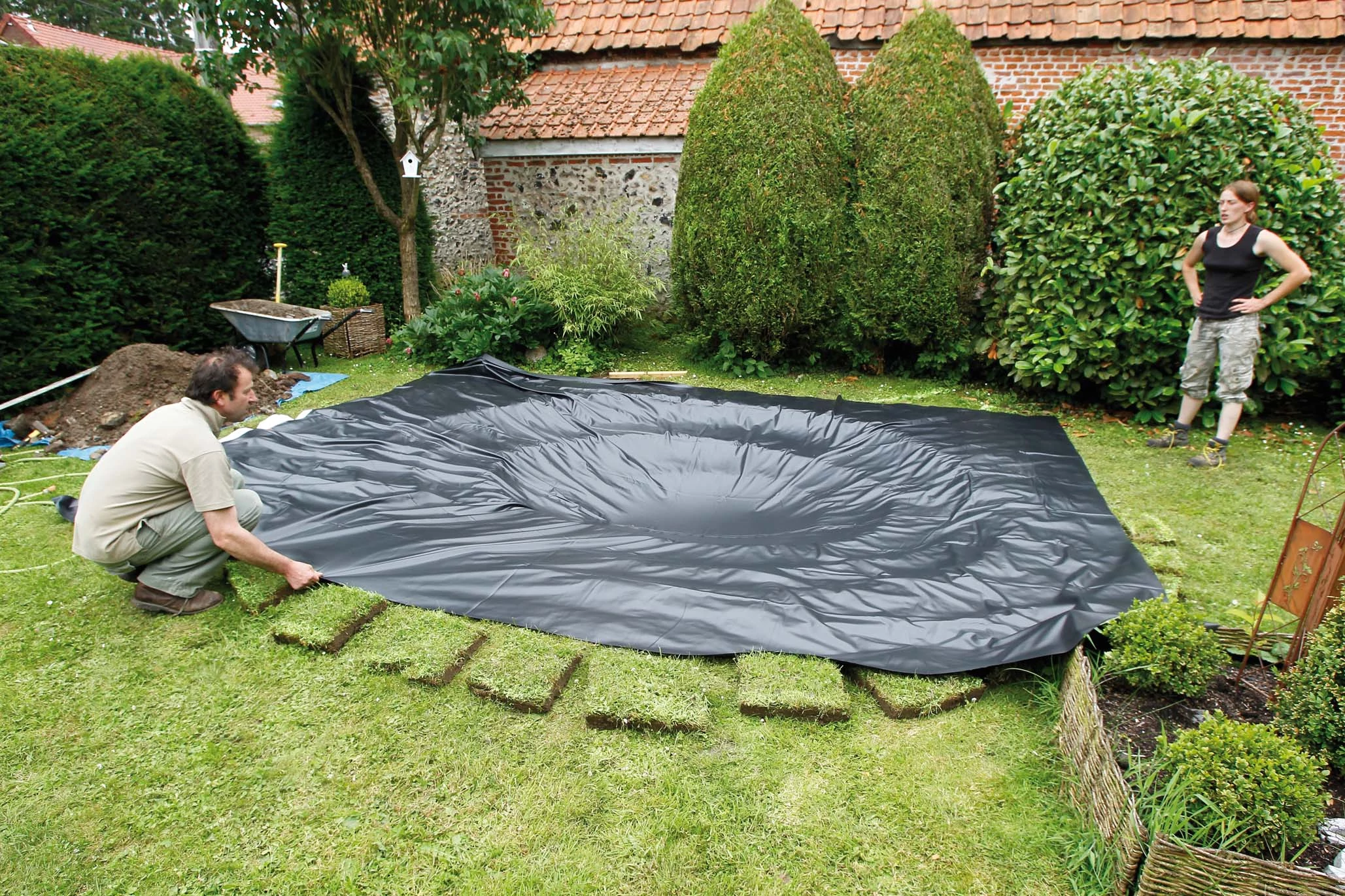 Tófólia PVC 25  m  x 10 m x 0,5mm