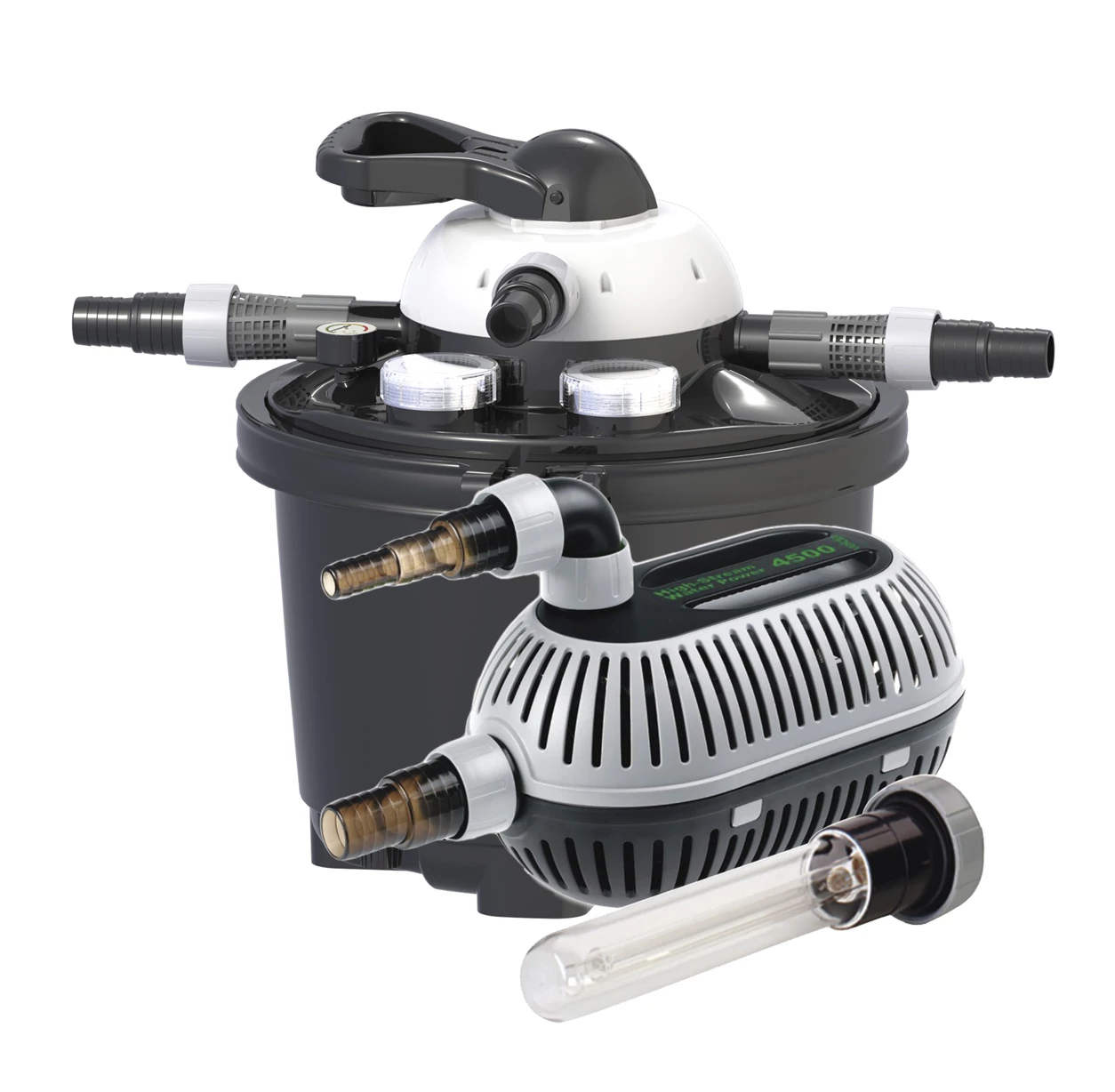 Velda Clear Control 25 nyomás alatti szűrőszett(CC25+UV-C 9W  +HighStream 4 500 pumpa)10 m3 vízhez