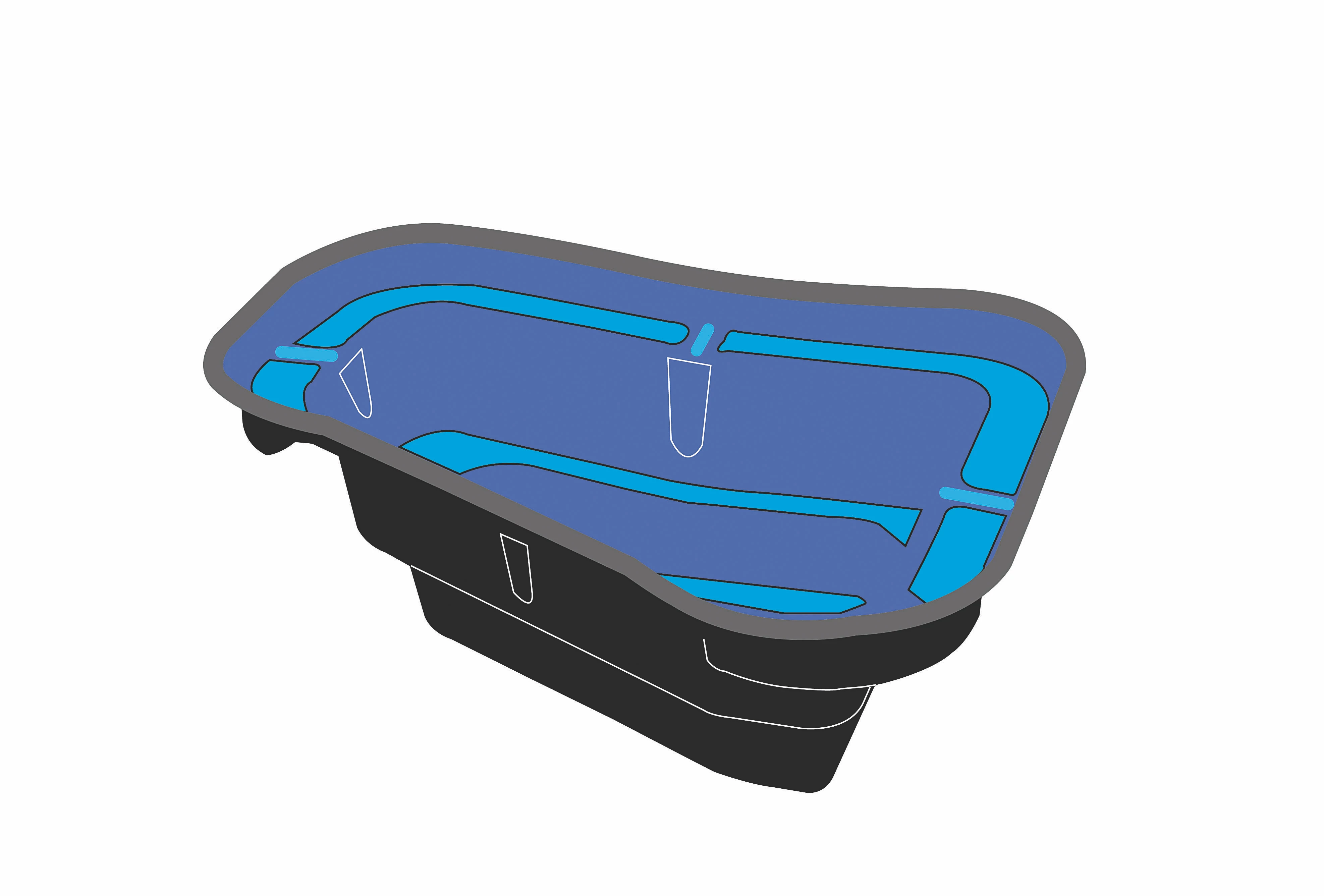 Tómeder Start 250 liter kb 133x105x46 cm