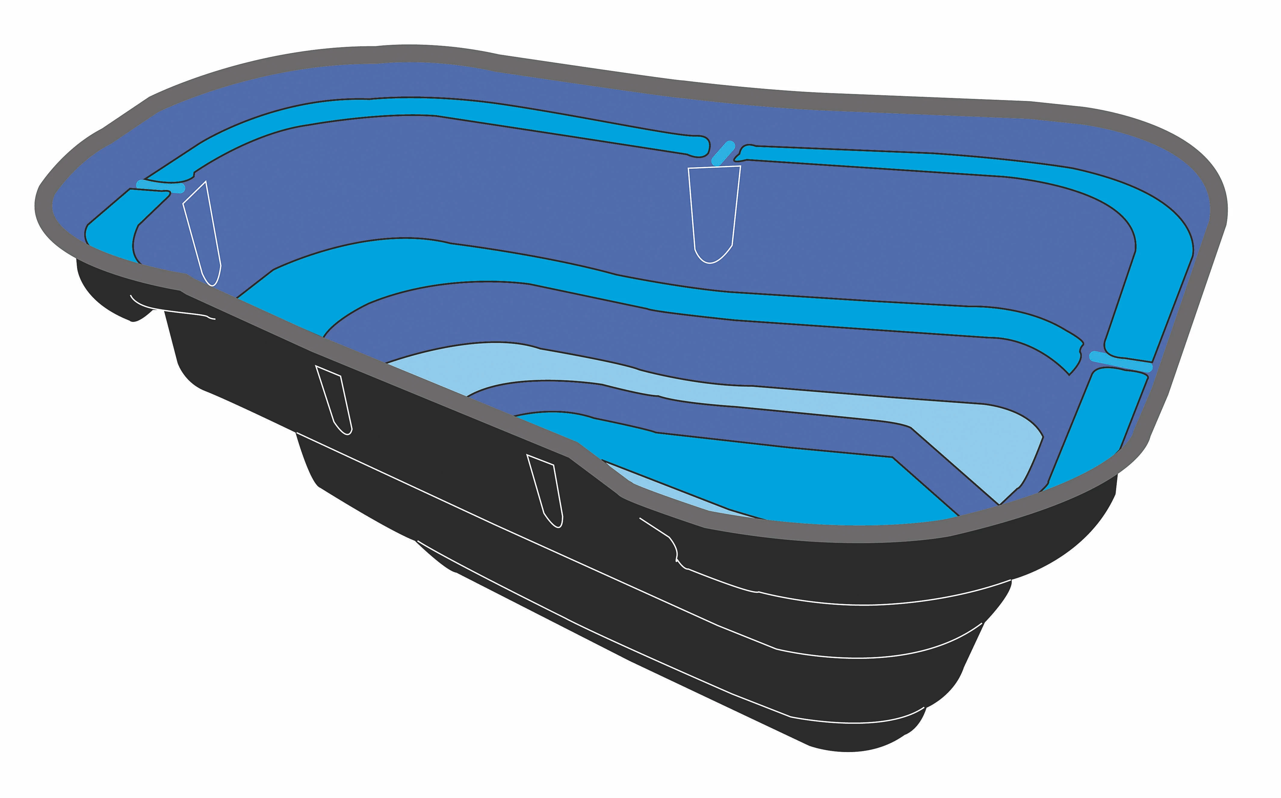 Tómeder Start 1000liter kb 215x170x65 cm