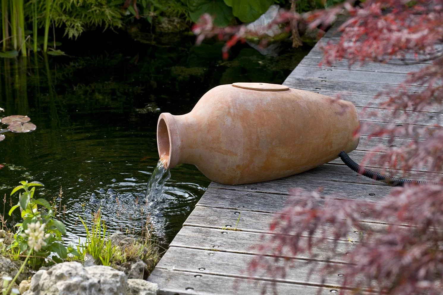 Ubbink Amphora1 dekor csobogó +szűrő+ szivattyú