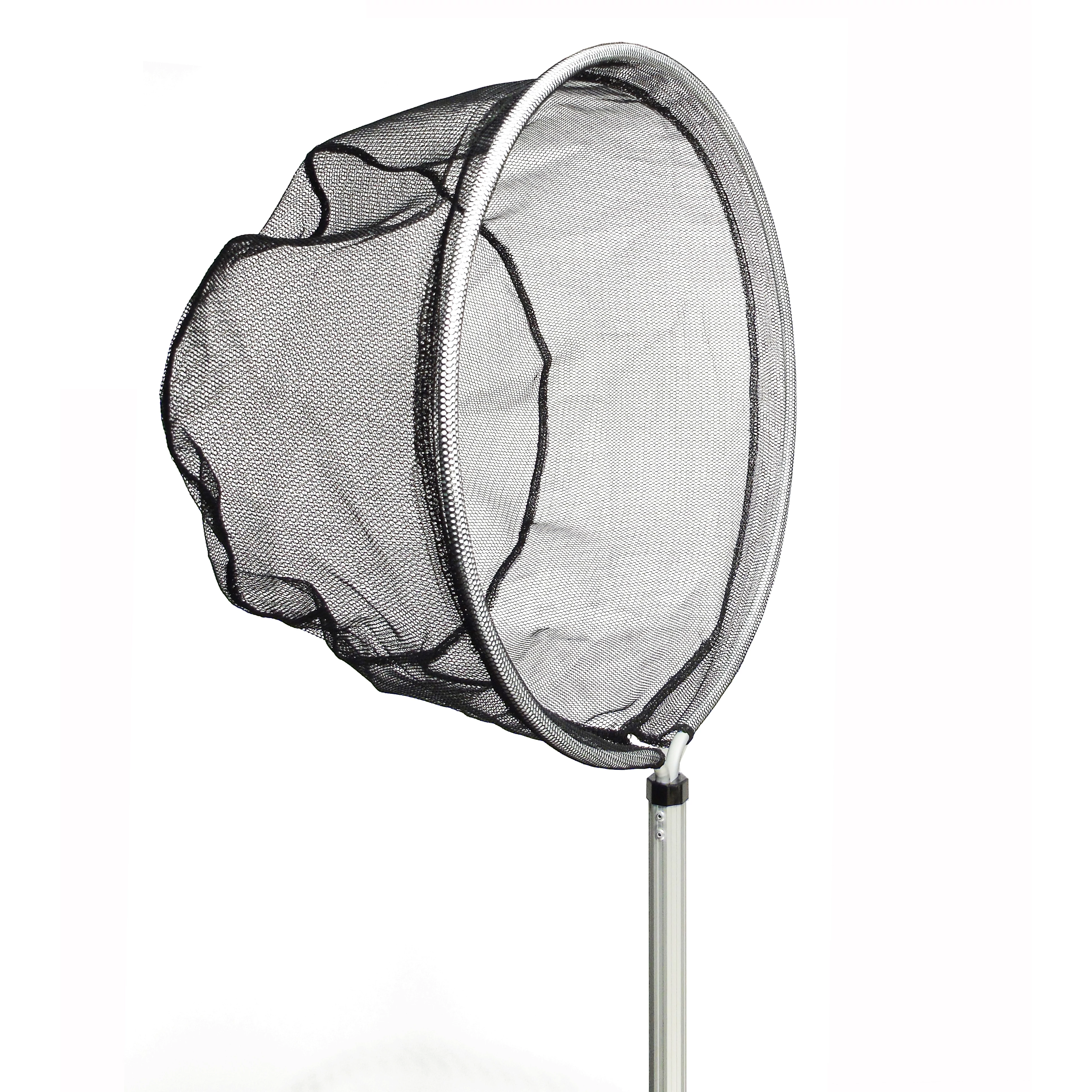 Merítőháló nagy,köralakú,teleszkópos nyél113-180cm