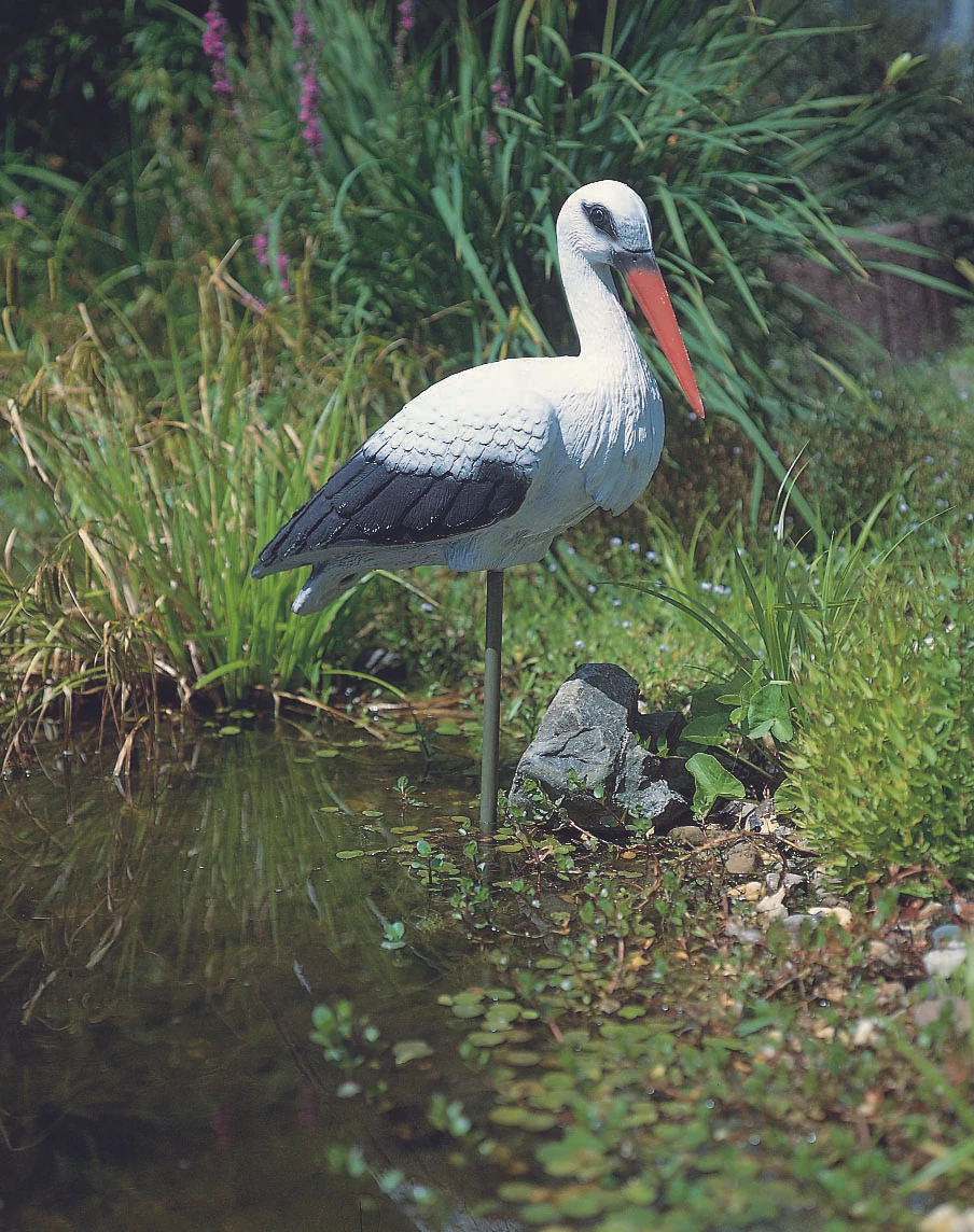 Ubbink Állatfigura gólya, 88 cm