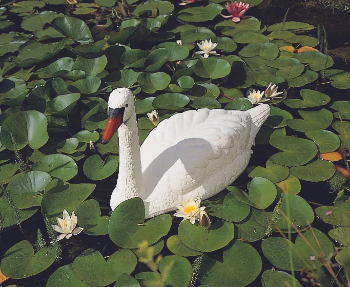 Ubbink Állatfigura hattyú,  fehér 54,5 cm, 1db/kart