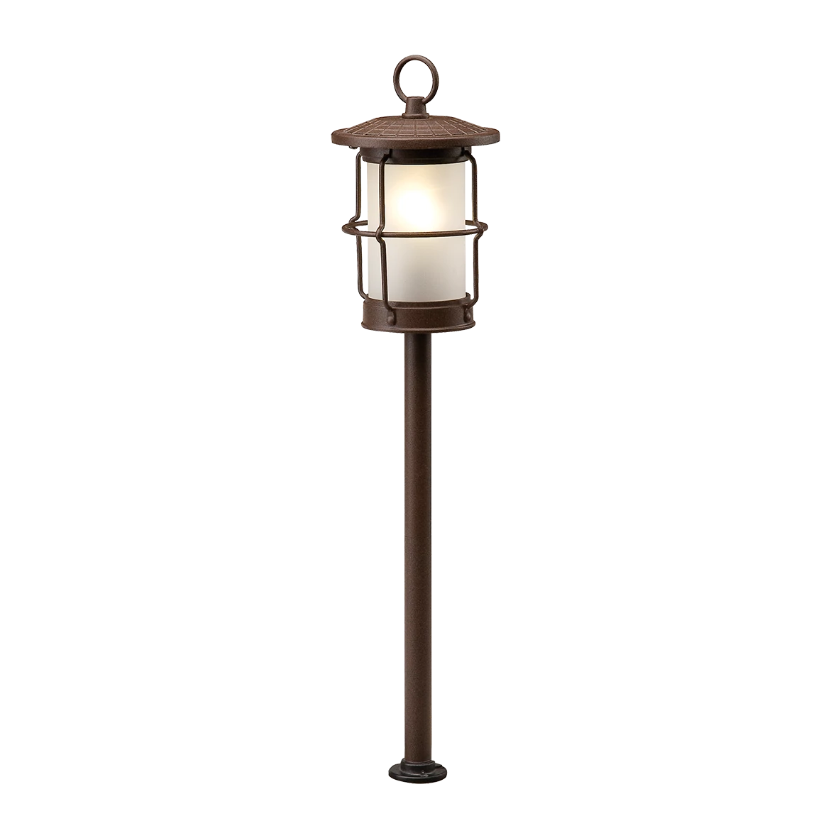 Garden Lights Locos kültéri állo lámpa földbe rögzíthető kandelláber aluminium rusztikus barna LED 1W 