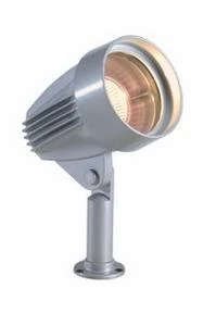 Garden Lights Dominus, önálló lámpa, ezüst, 50W halogén kifutó
