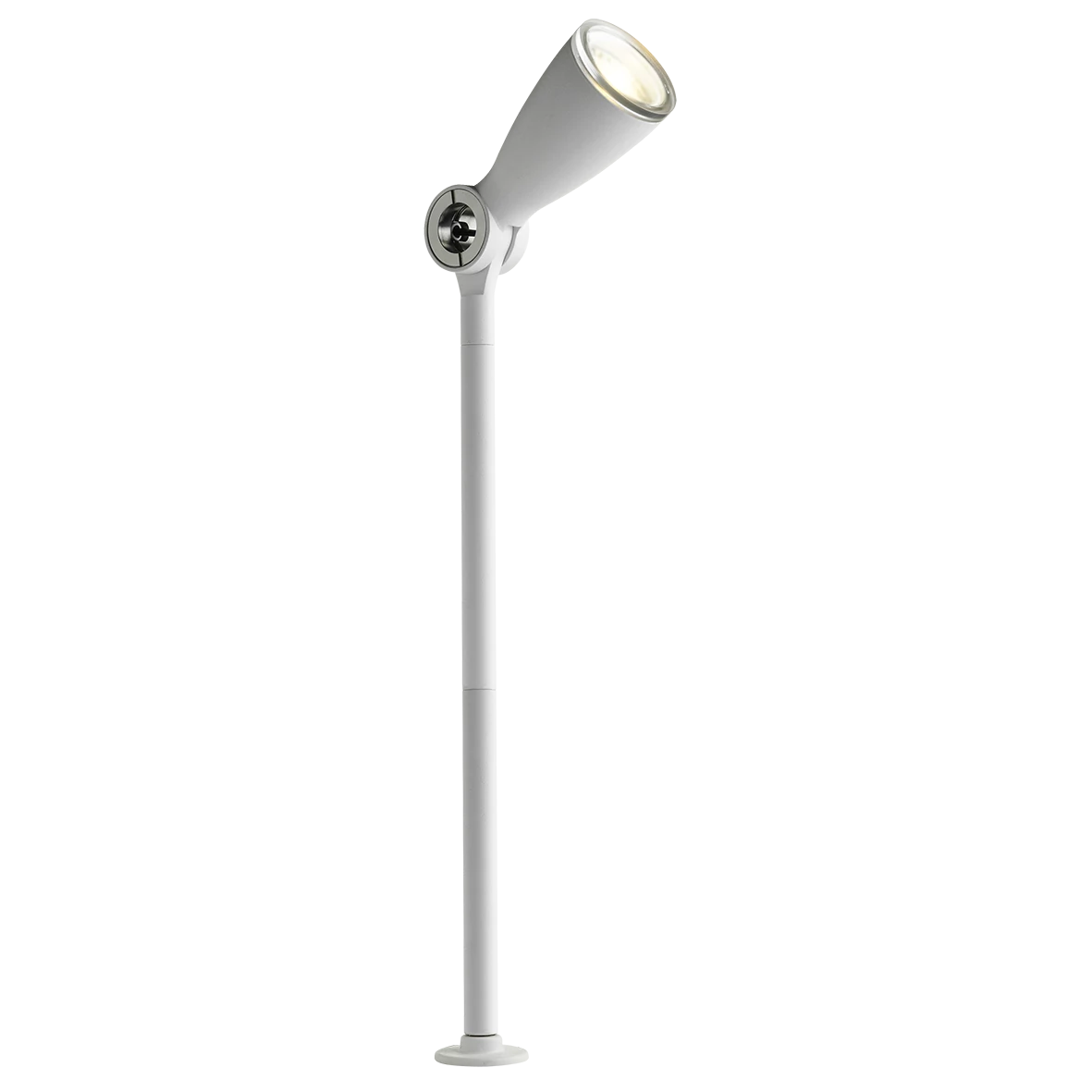 Garden Lights Flo, spotlámpa, aluminium-fehér IP 44 LED 3W meleg fehér