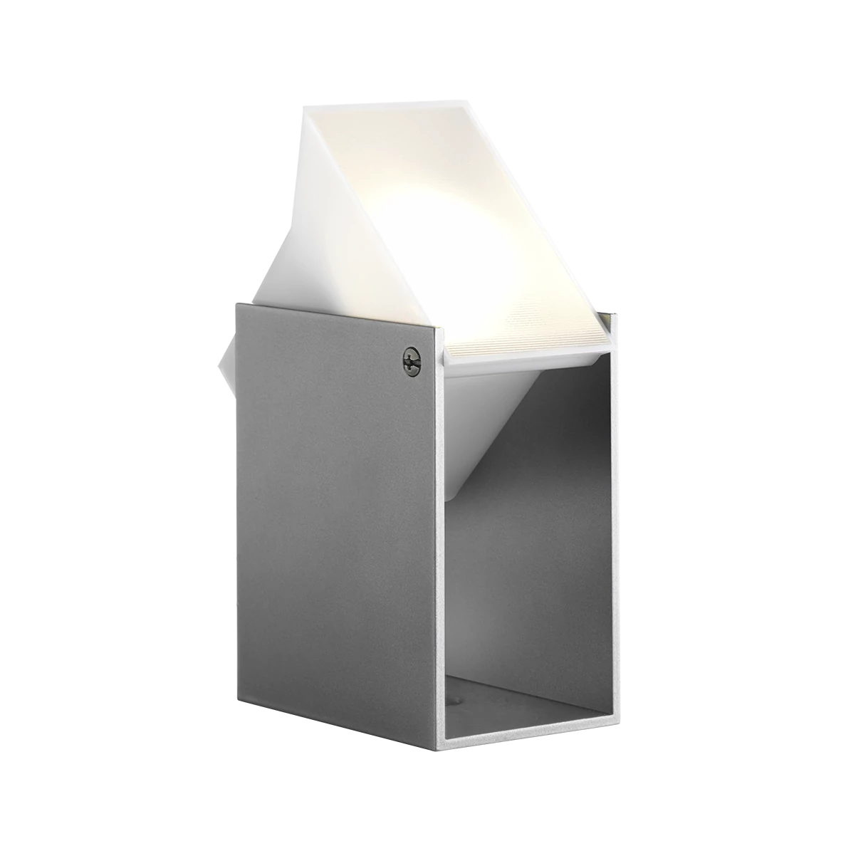 Garden Lights Etu fali lámpa, aluminium, kocka, állitható fejjel, LED 3 W, meleg fehér fény