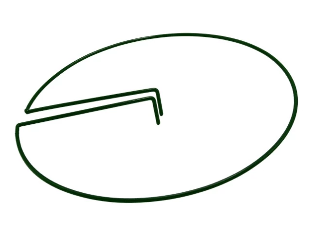 Műanyag növénytámasz kerek, átm.30 cm + állítható klipsz /10db/karton