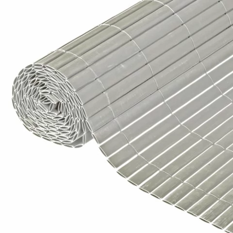Nádhatású PVC gyékény, kétoldalas 1x3m szürke, 2tek/karton