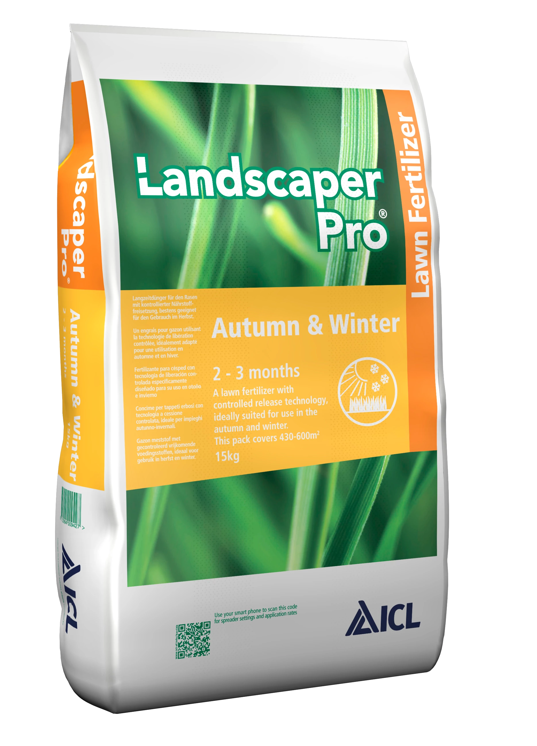 LandscaperPro Autumn & Winter 12+05+20+6CaO+2,5MgO/2-3M/15kg/66ks-pal.