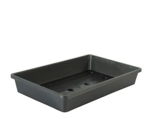 Antracit csíráztató tálca 6x37,5x24cm tető nélkül / 10db/karton
