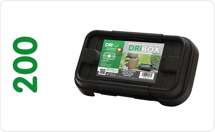 Dribox fekete kicsi 200, 20cmx9cmx9 cm