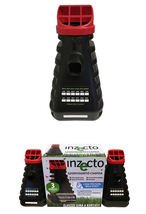 INZECTO dupla szúnyogirtó csapda (2db/doboz)