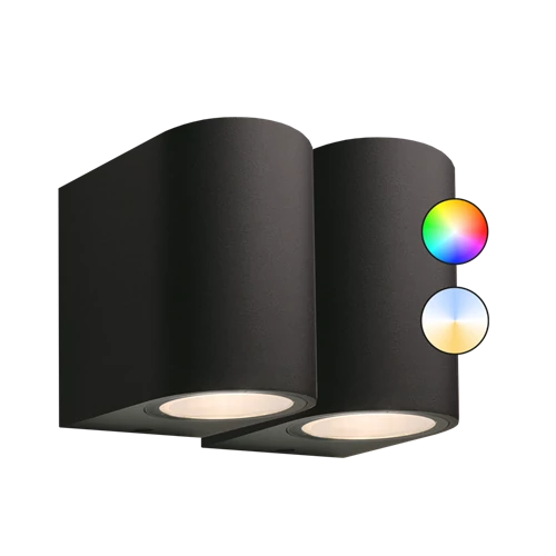 Garden Lights Gilvus black Plus set of 2pcs (SMART bluetooth) falilámpa fekete
