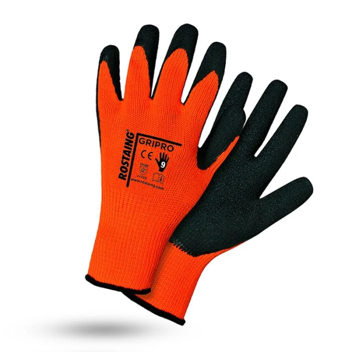 Rostaing Akrilos kötött kesztyű latex bevonattal 11 méret