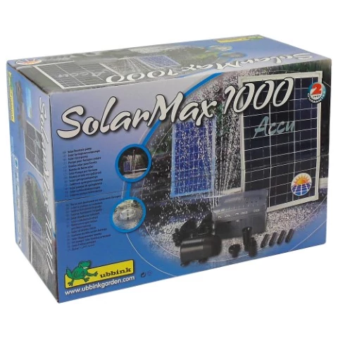 Ubbink SolarMax 1000 ACCU pumpa +napelemes panel (980-1350l/h)