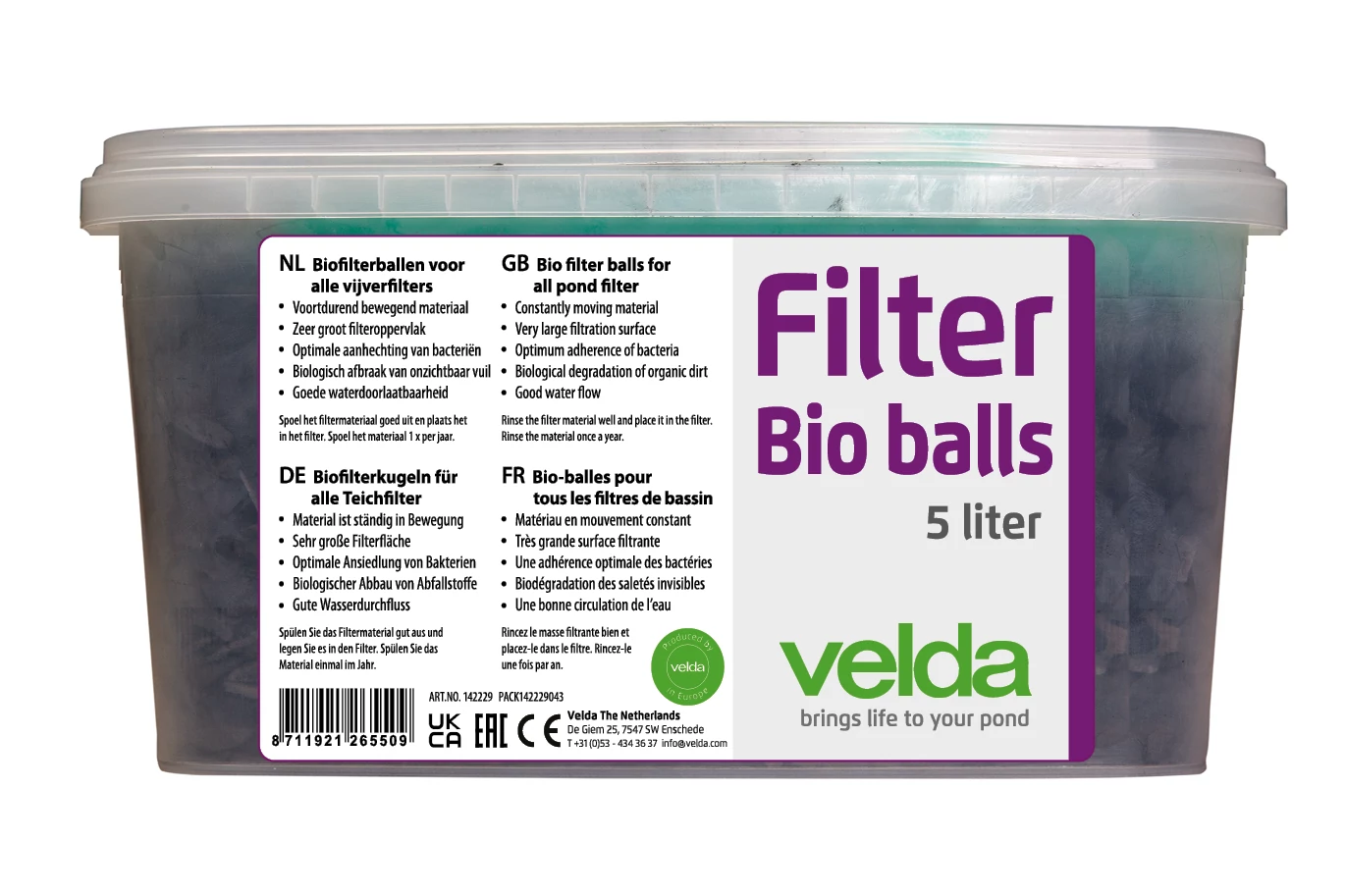 Velda Filter gyöngyök 5000 ml