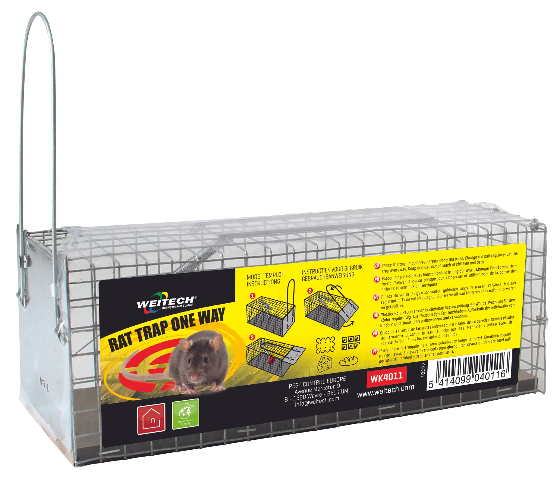 Weitech Patkánycsapda élvefogó 6db/krt