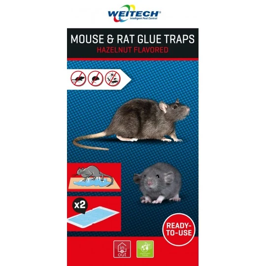 Weitech egérfogó ragasztós lap 23x13 cm (2db/csom.)