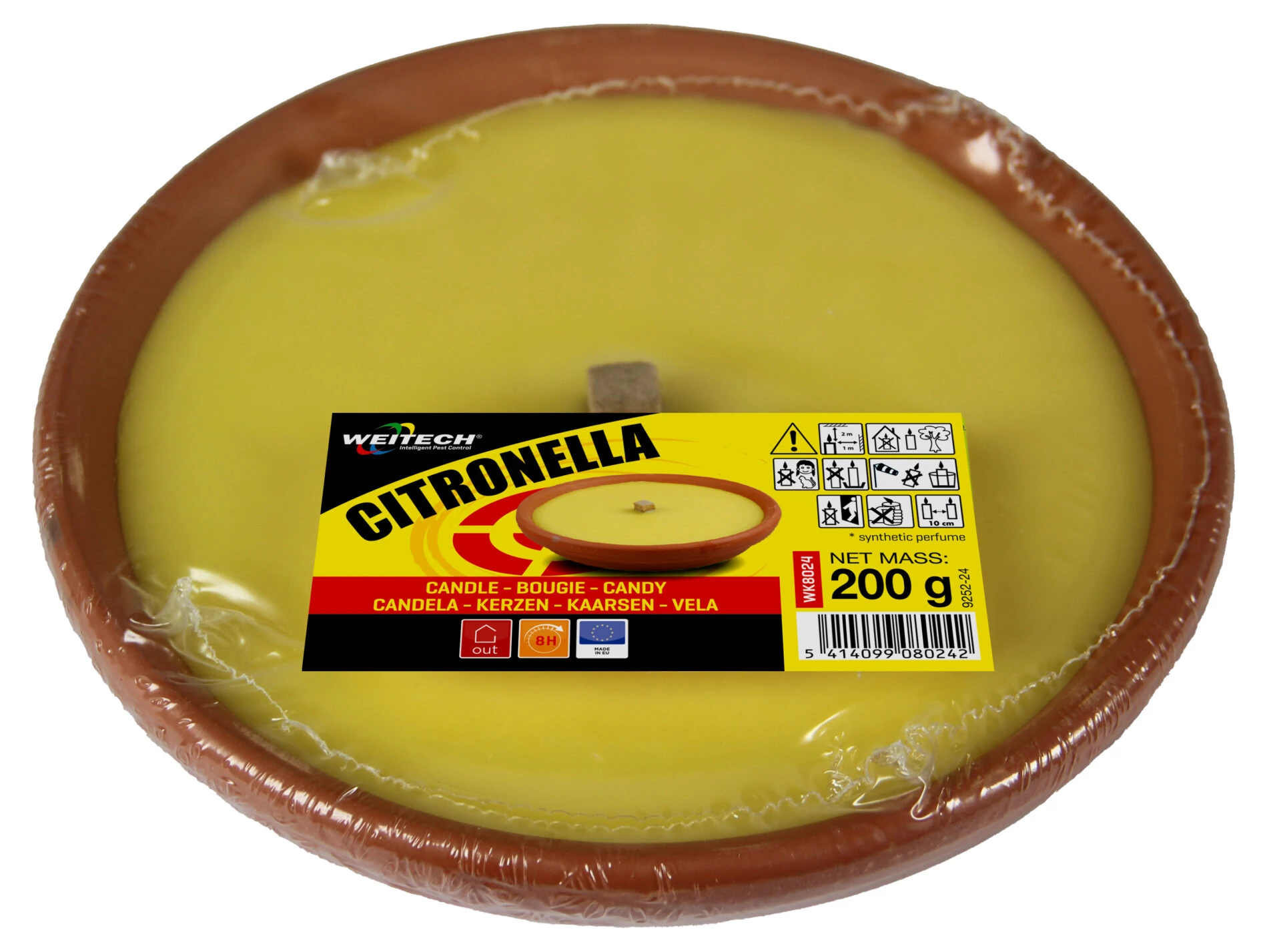 Weitech citronellás gyertya repülő rovarok ellen XXL, 6db/krt